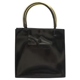 Salvatore Ferragamo Vintage Patent leather Noir