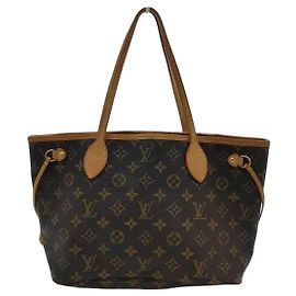 Tote Louis Vuitton Neverfull Monogram Canvas MM Marrone