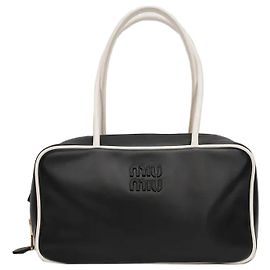 Sac à main Miu Miu Soft Calf Beau Noir Autre