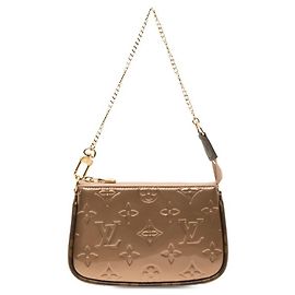 Louis Vuitton Monogram Vernis Mini Pochette Doré