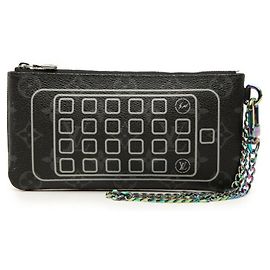 Pochette Louis Vuitton x Fragment Monogram Eclipse Flash Noir