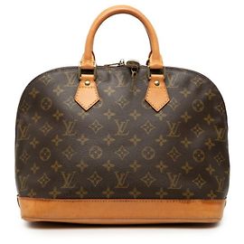 Louis Vuitton Monogram Alma Handbag Brown