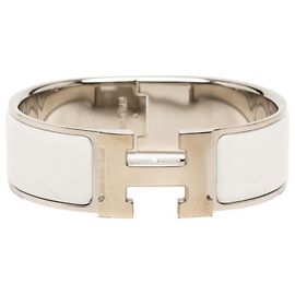 Hermès Bracciale Hermes Clic Clac H PM Argento Bianco