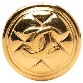 Spilla Chanel Coco Mark Matelassé D'oro