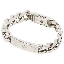 Louis Vuitton Monogram Charm Bracelet Silvery