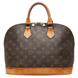 Sac à main Louis Vuitton Monogram Alma PM Marron