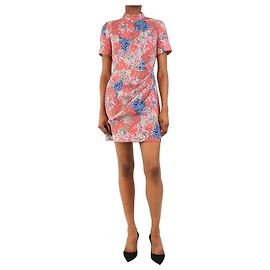 Autre Marque Minikleid mit Blumenmuster in Mehrfarben - Größe UK 6 Mehrfarben
