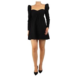 Reformation Schwarzes Prairie Mini-Kleid - Größe UK 10 Schwarz