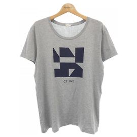 Céline Camiseta de algodón CELINE Castaño