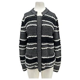 Maison Ullens Cardigan mit bestickten Mustern Schwarz