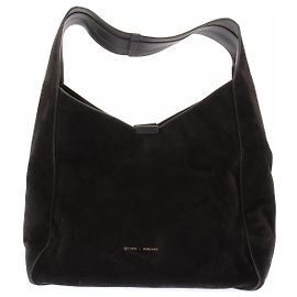 Jigsaw Sac à main en daim marron foncé Marron