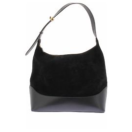 Autre Marque ELLEME Black Suede Handbag Black
