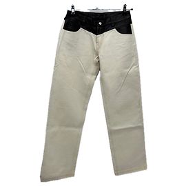 Autre Marque Vaqueros GIMAGUAS Crema de Algodón Talla 32 Beige