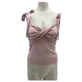 Autre Marque Top de algodón rosa Verge Girl Rosa