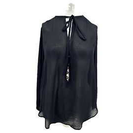 Isabel Marant Etoile Camicetta trasparente nera Nero