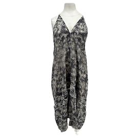Stella Mc Cartney Stella McCartney Blumenkleid Grau Viscose Grau