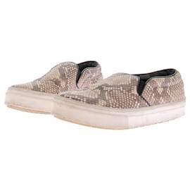 Baskets Céline en Python Marron Marron