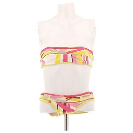Costume da bagno due pezzi Emilio Pucci Mulito Rosa Rosa