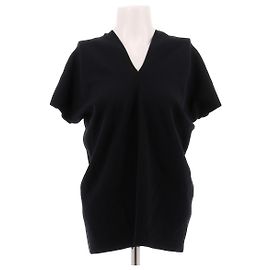 Jil Sander Navy Blue Cotton Top Size 38 Navy blue