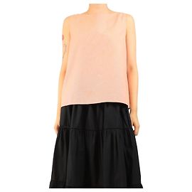 Autre Marque Top de algodón a rayas rojas - talla L Roja
