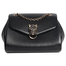 Bolsa de corrente Black Panthère Graphique de Cartier Preto