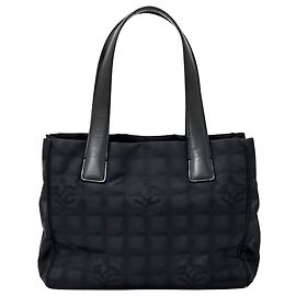 Chanel Black Nylon Tote Bag Black