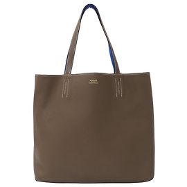 Hermès Sac à main Hermes Double Sens 45 Bleu Taupe