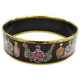Hermès Hermes Multi-Color Bangle Black Multiple colors Golden