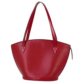 Bolso Tote Saint Jacques Louis Vuitton Roja