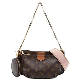 Louis Vuitton Marron Monogram Multi Pochette Accessoires Marron
