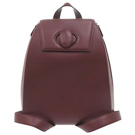Sac à dos Must De Cartier en cuir rouge Rouge Bordeaux