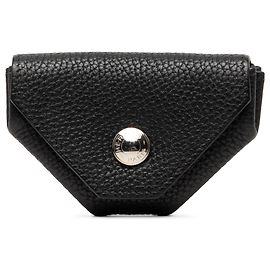 Hermès Black Chevre Le Vin Quatre Coin Purse Black