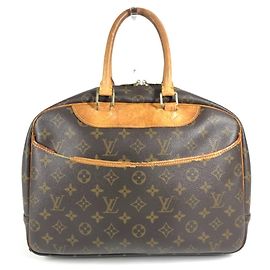 Sac Louis Vuitton Monogram Deauville Marron