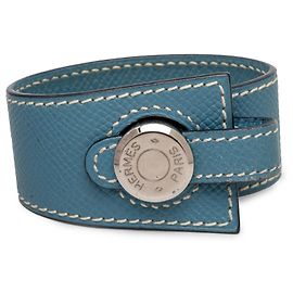 Pulsera Dogon Hermès Azul Courchevel Azul Azul claro