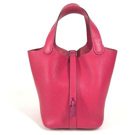 Hermès Sac à main Hermes Picotin Lock PM 18 Rose