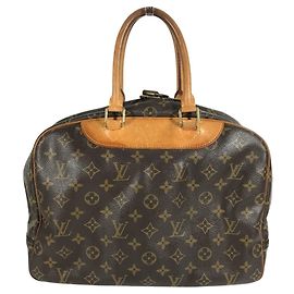 Sac cabas Louis Vuitton Monogram Deauville Marron