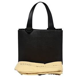 Louis Vuitton LOUIS VUITTON Shoulder Bag Tote Gemmo Epi Leather Black