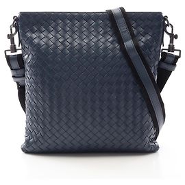Bolsa de Ombro Bottega Veneta Intrecciato Verde