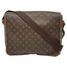Louis Vuitton Monogram Abbesses Shoulder Bag Brown Beige Monogram
