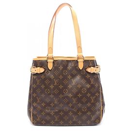 Bolsa Tote Vertical Louis Vuitton Batignolles Marrom
