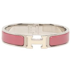 Hermès Pulseira Hermes Clic H PM Prata