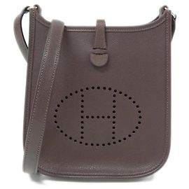 Hermès Bolsa Hermes Evelyne Marrom Chocolate