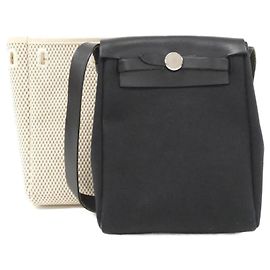 Hermès Hermes Herbag TPM 041444CK Borsa a Spalla Nero