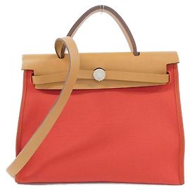 Hermès Sac à main Hermes Herbag Zip PM Rouge