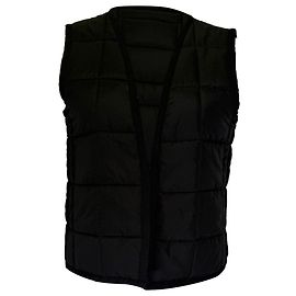 Zadig & Voltaire Steppweste aus schwarzem Polyester Schwarz