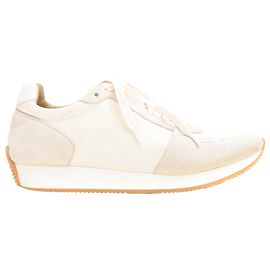 Hermès Escape Sneakers in White Suede White