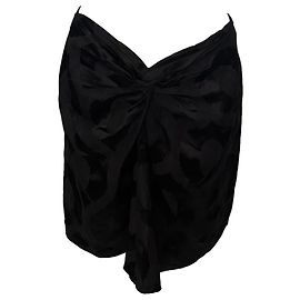Saia Sophy Isabel Marant em viscose preta Preto