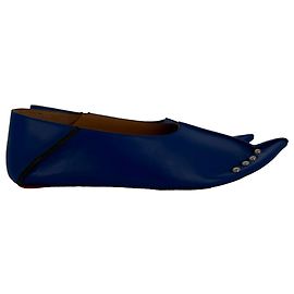 Sapatilhas Marni com tachas em couro azul Azul