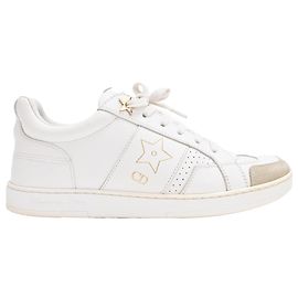 Baskets Dior Star en cuir blanc Blanc