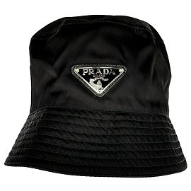 Prada Re-Nylon Bucket Hat in Black Nylon Black
